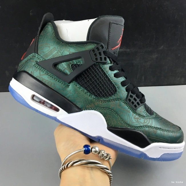 Cheap aj4-1043515 jordan 4 air green laser 0503